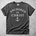 Printify T-Shirt Pepper / S Anchored in Christ