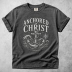 Printify T-Shirt Pepper / S ANCHORED in CHRIST Hebrews 6:19