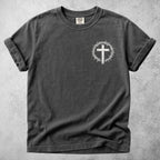 Printify T-Shirt Pepper / S Crown Of Thorns Christian Cross