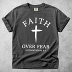 Printify T-Shirt Pepper / S FAITH OVER FEAR - T-Shirt