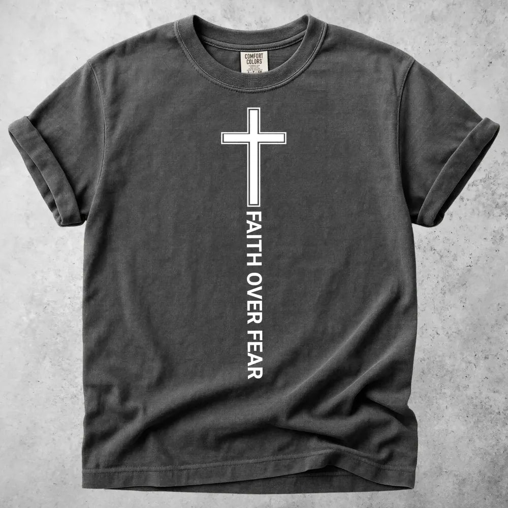 Printify T-Shirt Pepper / S Faith Over Fear T-Shirt
