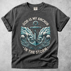 Printify T-Shirt Pepper / S God Is My Anchor T-Shirt