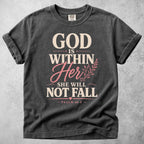 Printify T-Shirt Pepper / S God Is Within Her T-Shirt