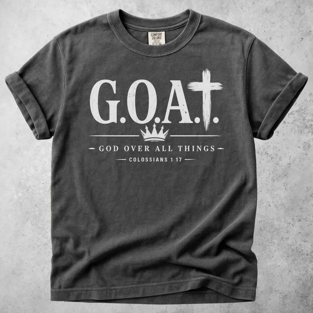 Printify T-Shirt Pepper / S God Over All T-Shirt