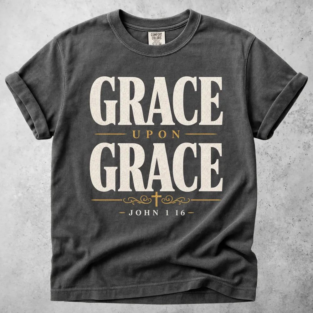 Printify T-Shirt Pepper / S Grace Upon Grace T-Shirt