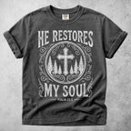 Printify T-Shirt Pepper / S He Restores My Soul