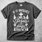 Printify T-Shirt Pepper / S Jesus and Dogs T-Shirt