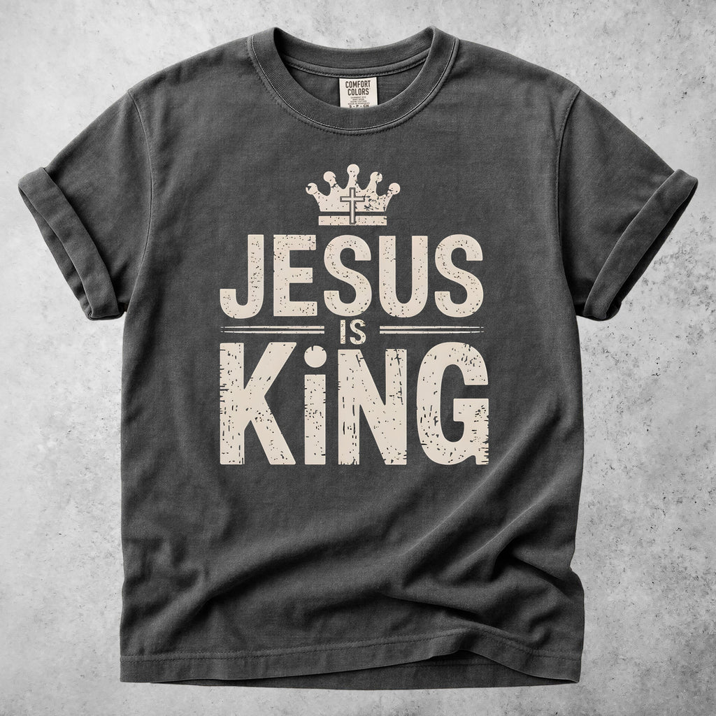 Printify T-Shirt Pepper / S Jesus Is King