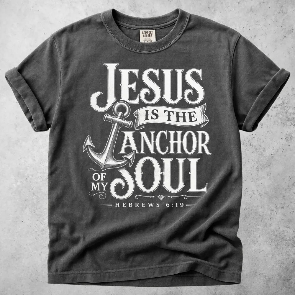 Printify T-Shirt Pepper / S Jesus Is the Anchor T-Shirt