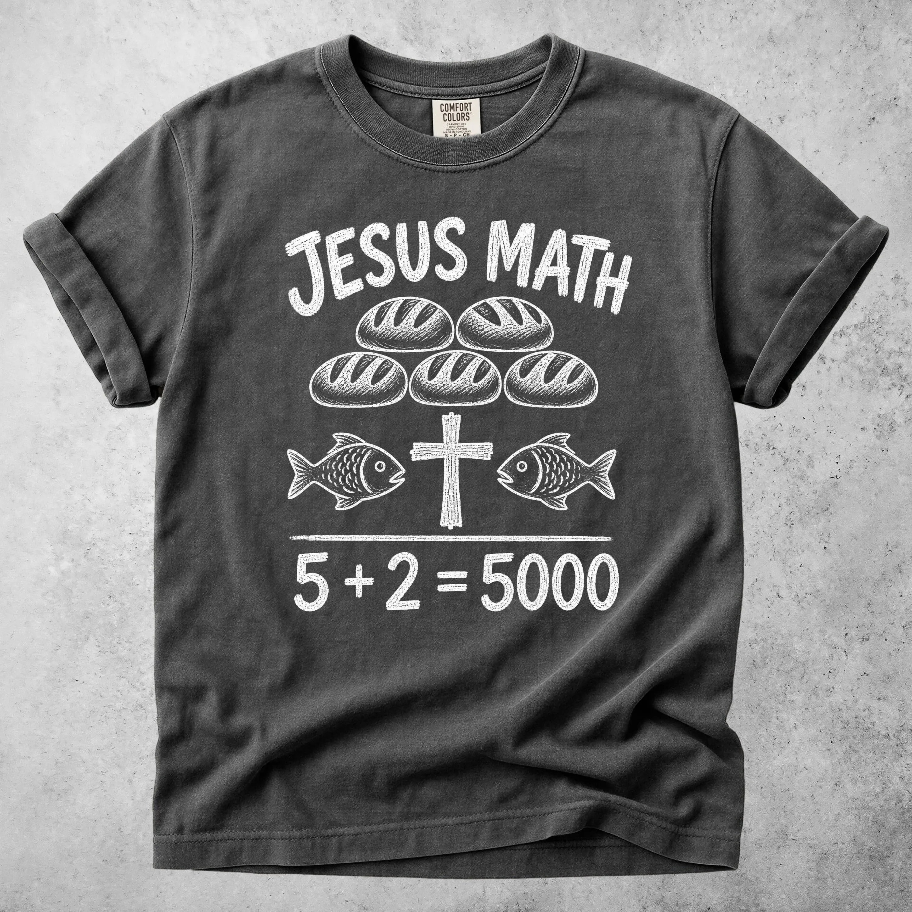 Printify T-Shirt Pepper / S JESUS MATH - T-Shirt