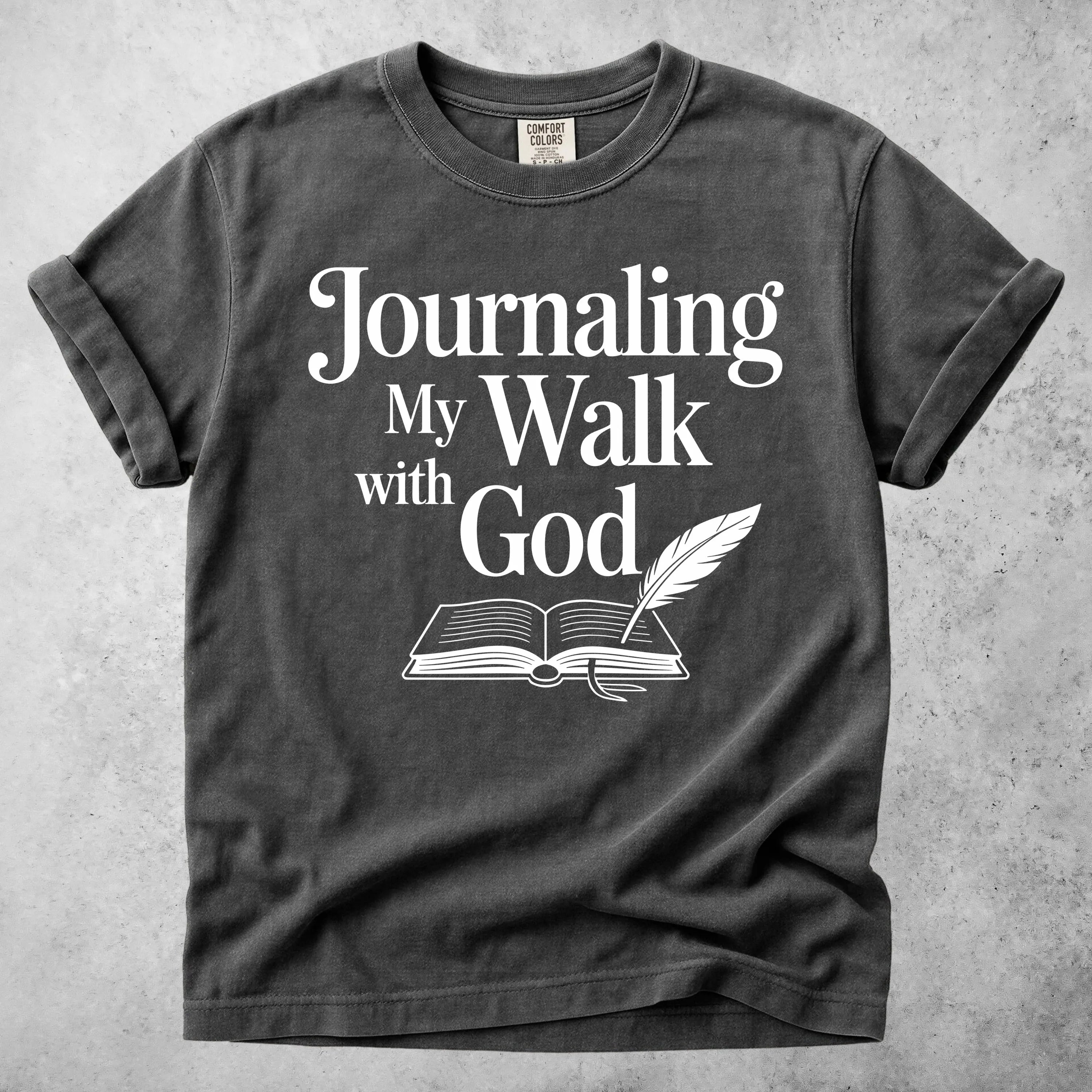 Printify T-Shirt Pepper / S Journaling My Walk with God T-Shirt