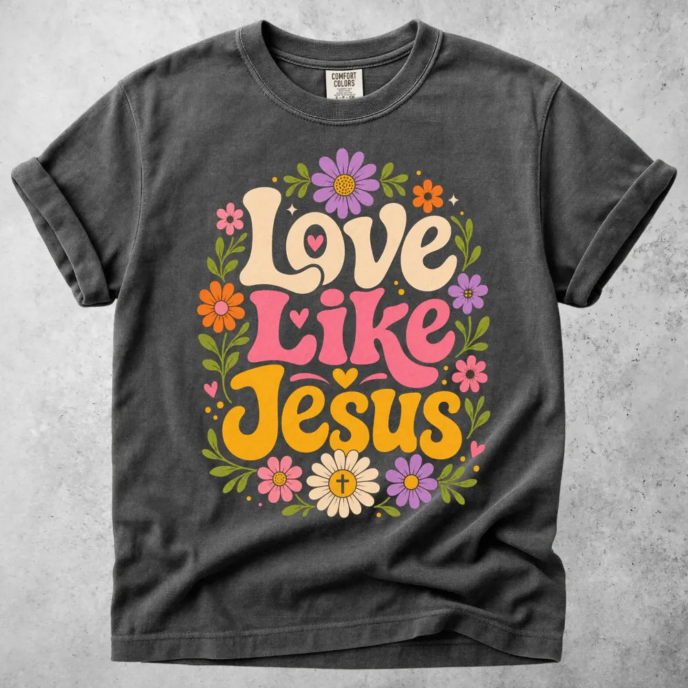 Printify T-Shirt Pepper / S Love Like Jesus T-Shirt