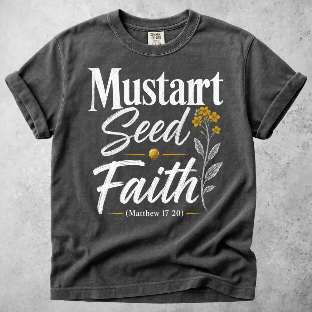 Printify T-Shirt Pepper / S Mustard Seed T-Shirt