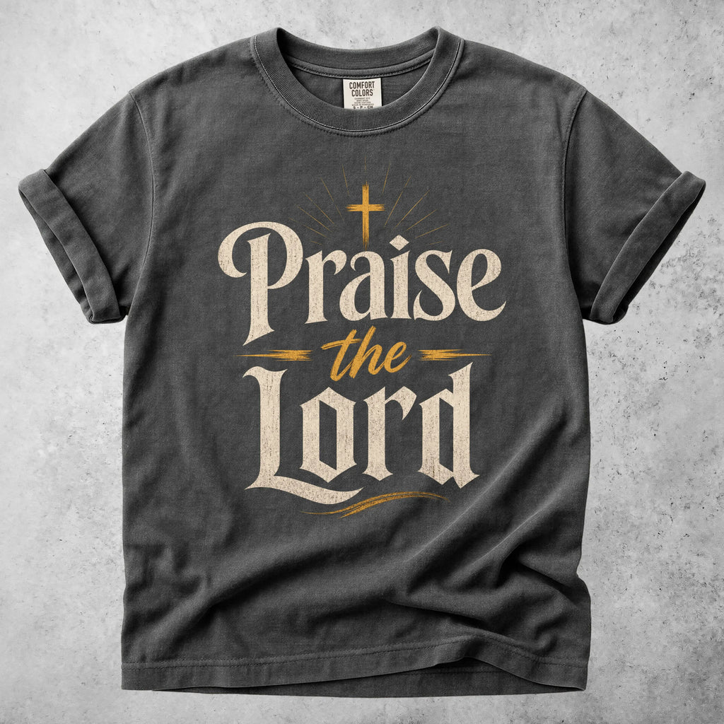 Printify T-Shirt Pepper / S Praise the Lord T-Shirt