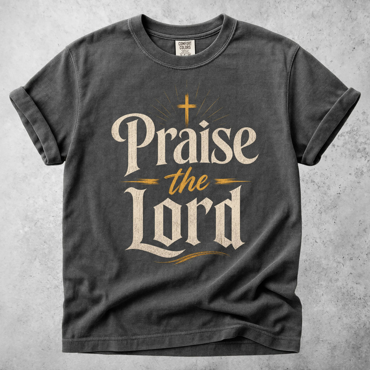 Printify T-Shirt Pepper / S Praise the Lord T-Shirt