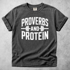Printify T-Shirt Pepper / S Proverbs and Protein T-Shirt