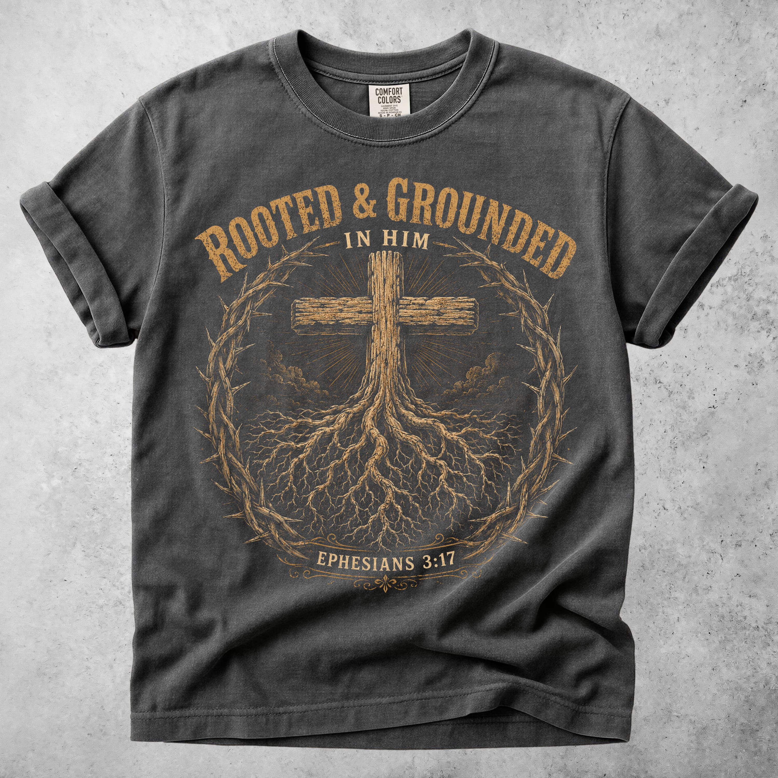 Printify T-Shirt Pepper / S Rooted & Grounded