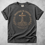 Printify T-Shirt Pepper / S Rooted in Christ T-Shirt