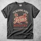Printify T-Shirt Pepper / S TEACHING KIDS ABOUT Jesus -Shirt