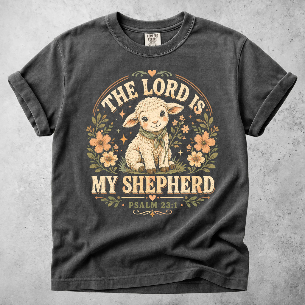 Printify T-Shirt Pepper / S THE LORD IS MY SHEPHERD - T-Shirt