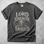 Printify T-Shirt Pepper / S THE LORD IS MY STRENGTH - T-Shirt