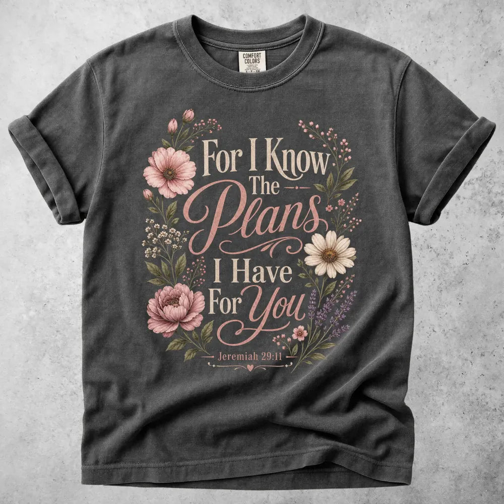 Printify T-Shirt Pepper / S Trust His Plans T-Shirt