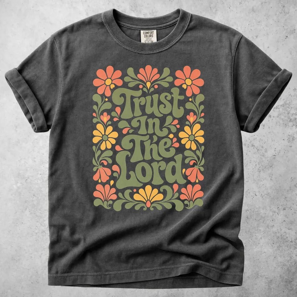 Printify T-Shirt Pepper / S Trust in the Lord T-Shirt