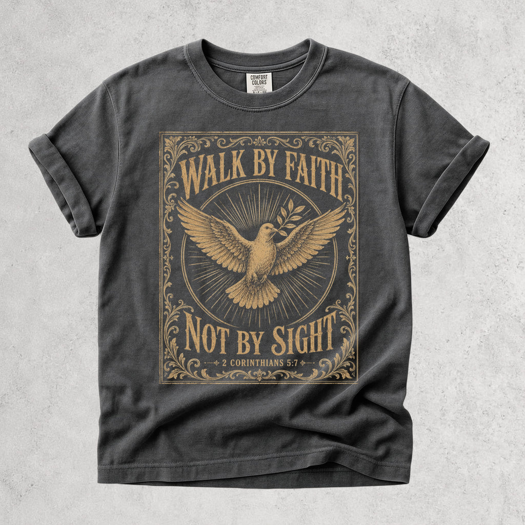 Printify T-Shirt Pepper / S Walk By Faith