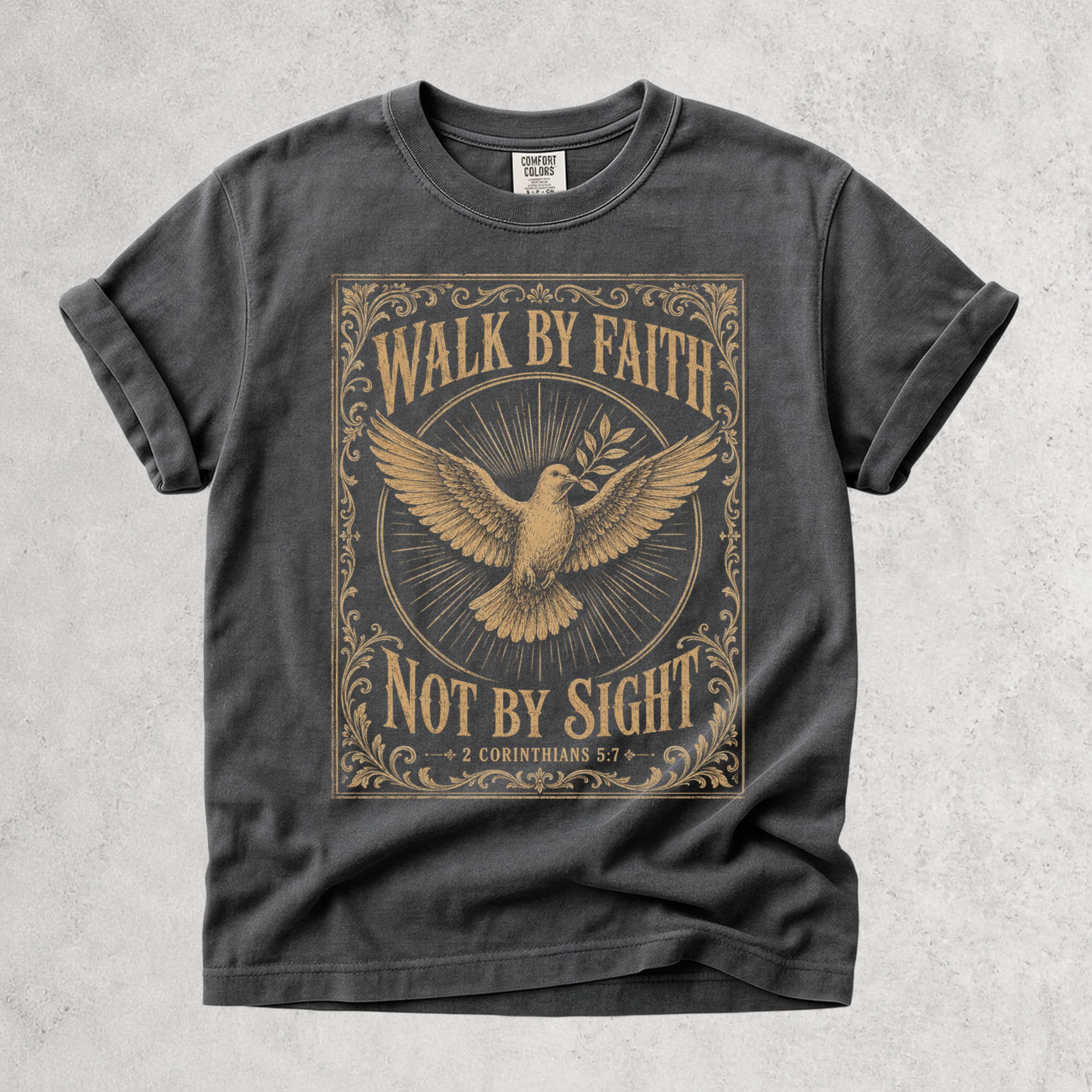 Printify T-Shirt Pepper / S Walk By Faith