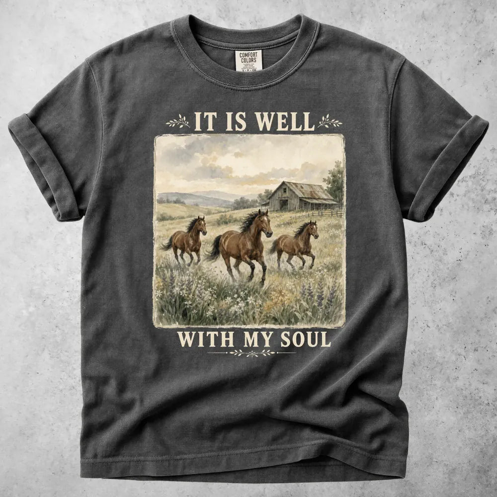 Printify T-Shirt Pepper / S Well With Soul T-Shirt