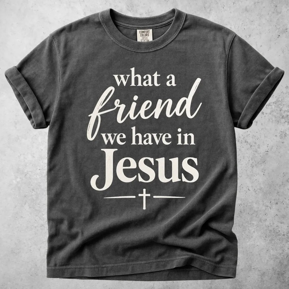Printify T-Shirt Pepper / S What a Friend T-Shirt