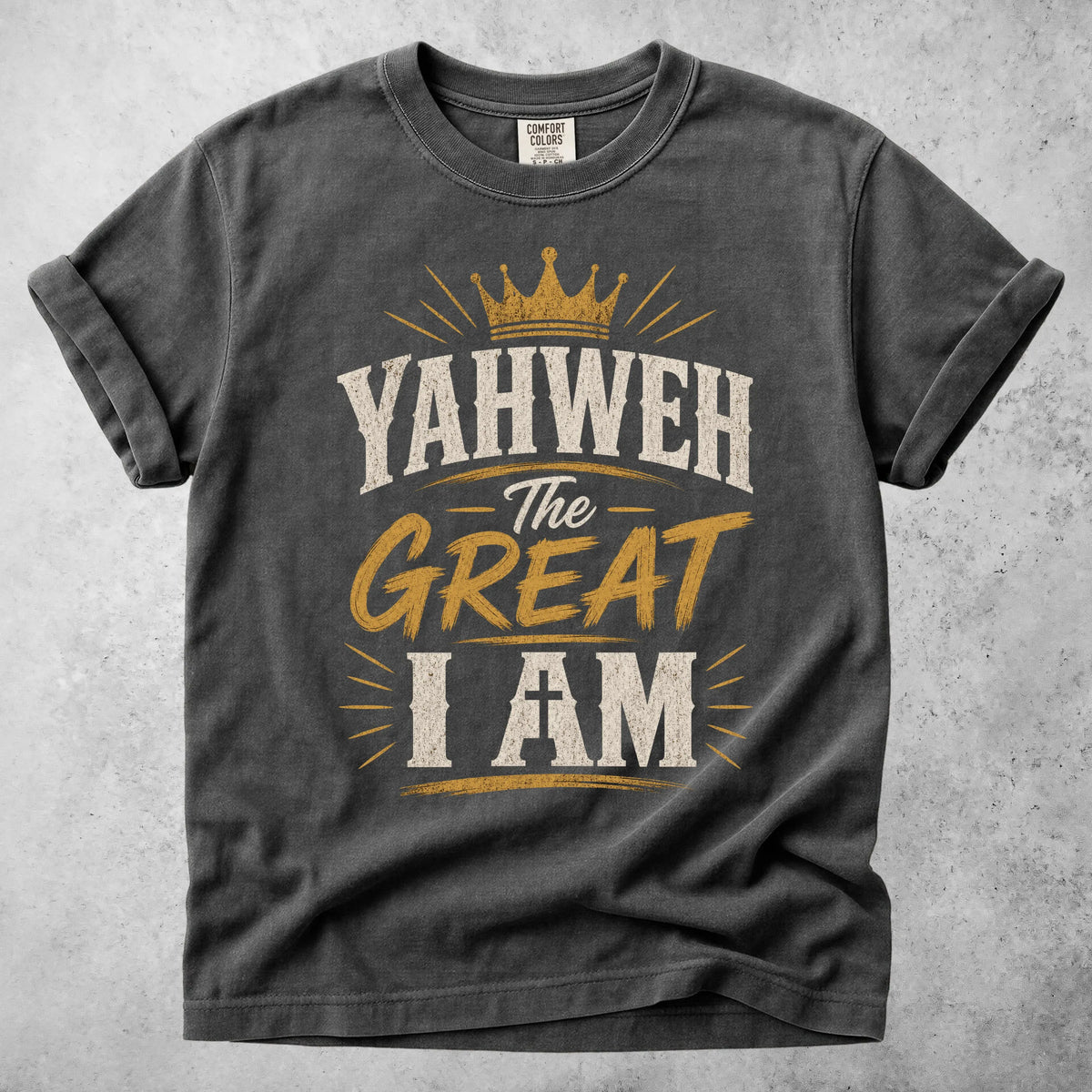 Printify T-Shirt Pepper / S YAHWEH The GREAT I AM T-Shirt