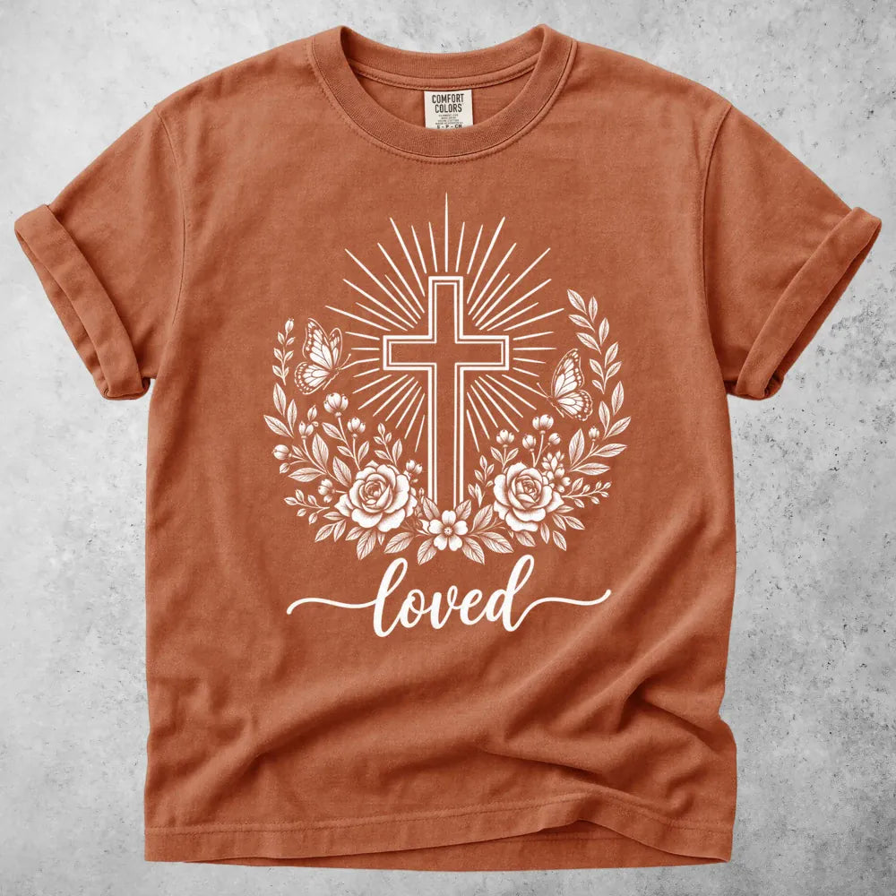 Printify T-Shirt Yam / M Loved Christian T-Shirt