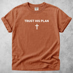 Printify T-Shirt Yam / M Trust His Plan - T-Shirt