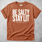 Printify T-Shirt Yam / S Be Salty Stay Lit Christian Faith T-Shirt