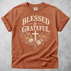 Printify T-Shirt Yam / S Blessed & Grateful T-Shirt
