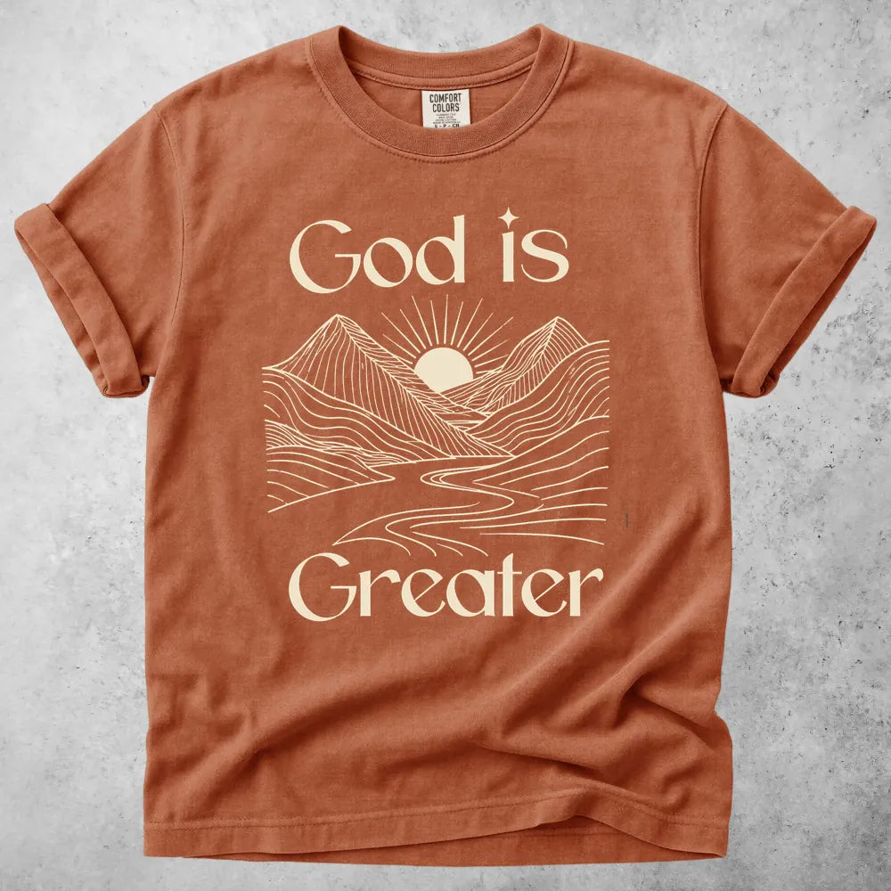 Printify T-Shirt Yam / S God Is Greater T-Shirt