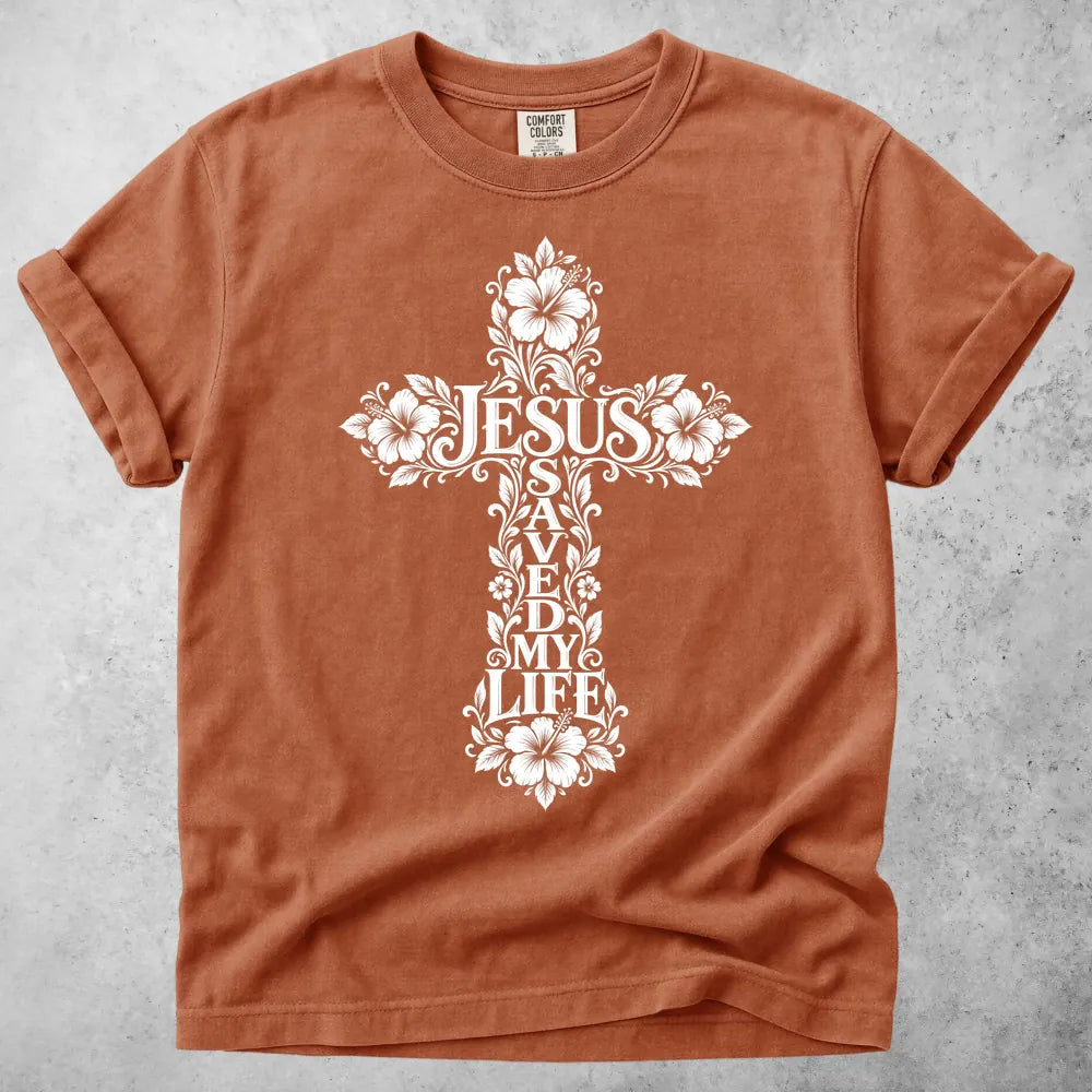 Printify T-Shirt Yam / S Jesus Saved My Life T-Shirt