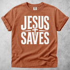 Printify T-Shirt Yam / S Jesus Saves T-Shirt