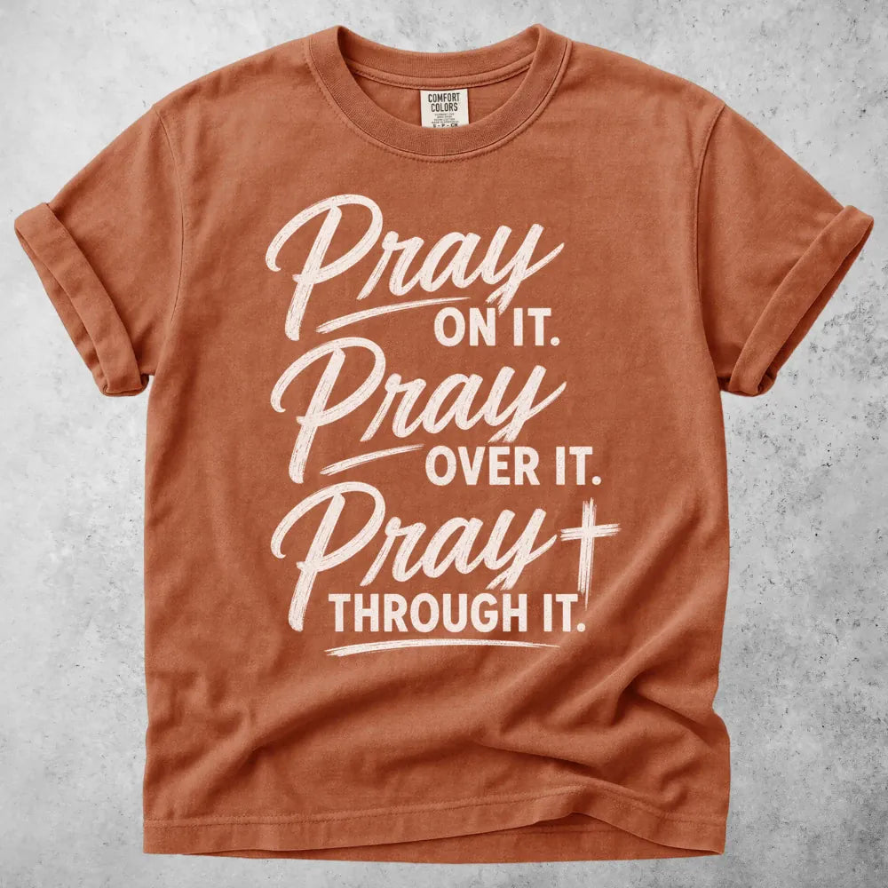 Printify T-Shirt Yam / S Pray On T-Shirt