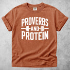 Printify T-Shirt Yam / S Proverbs and Protein T-Shirt